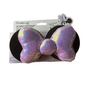The Crème Shop x Disney Plush Headband w/ Minnie Mouse Signature Bow